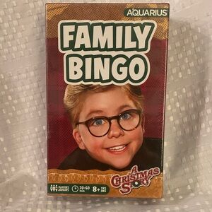 “ A Christmas Story “ Family Bingo Game made by Aquarius. For 8 years and up.